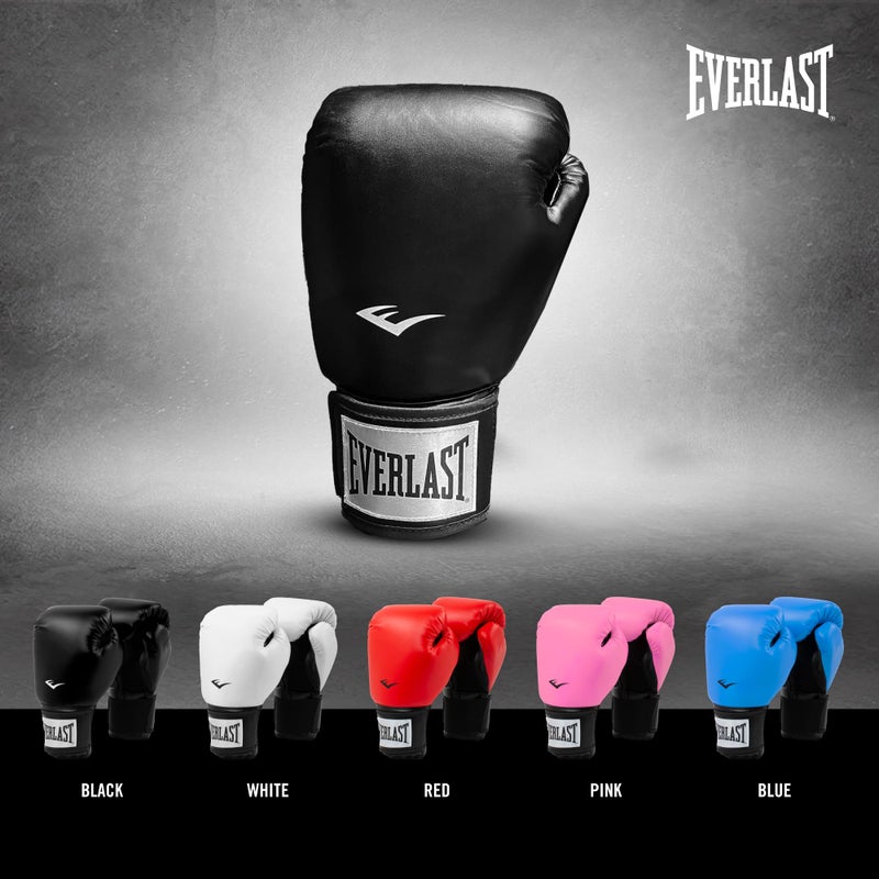 Everlast Prostyle 2 Boxing Gloves, Entry Level Training Gloves for Men and Women, Secure Fit Hook and Loop Closure & Ventilation, Heavy Bag & Speedbag Training 14 oz (Black) - Image 5